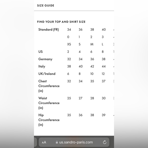 SANDRO Lanni Silk Paisley Patterned Long Sleeve Button-Down Blouse,Size 3FR/ 8US - Picture 16 of 17